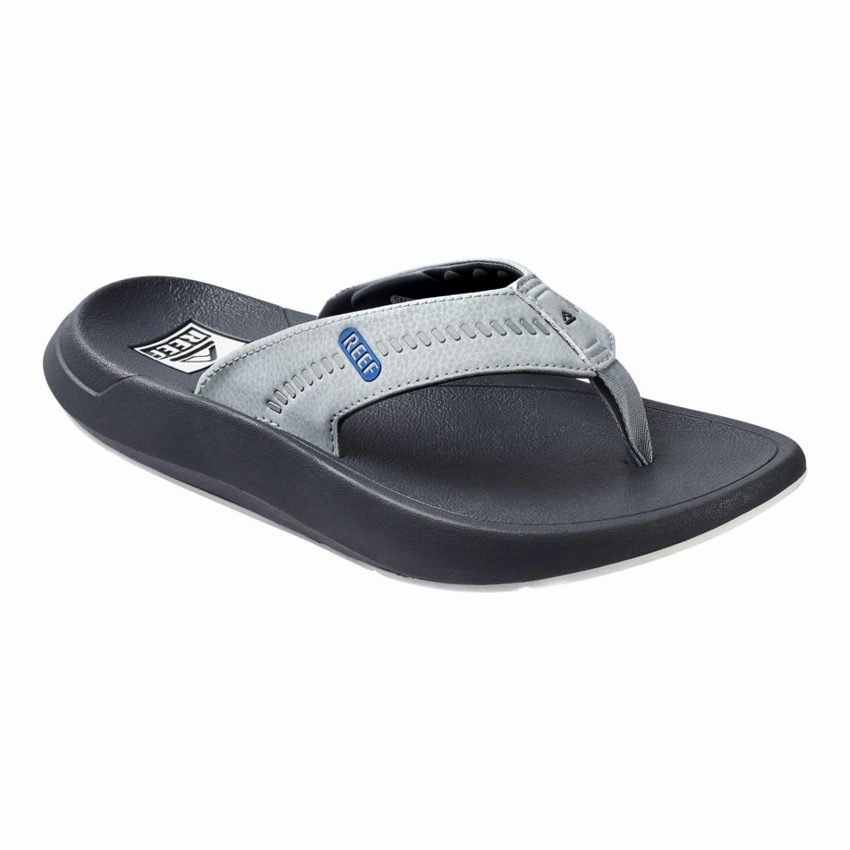 REEF Swellsole Cruiser Sandal-Grey/Light Grey/Blue Sandals Grand St Lucian