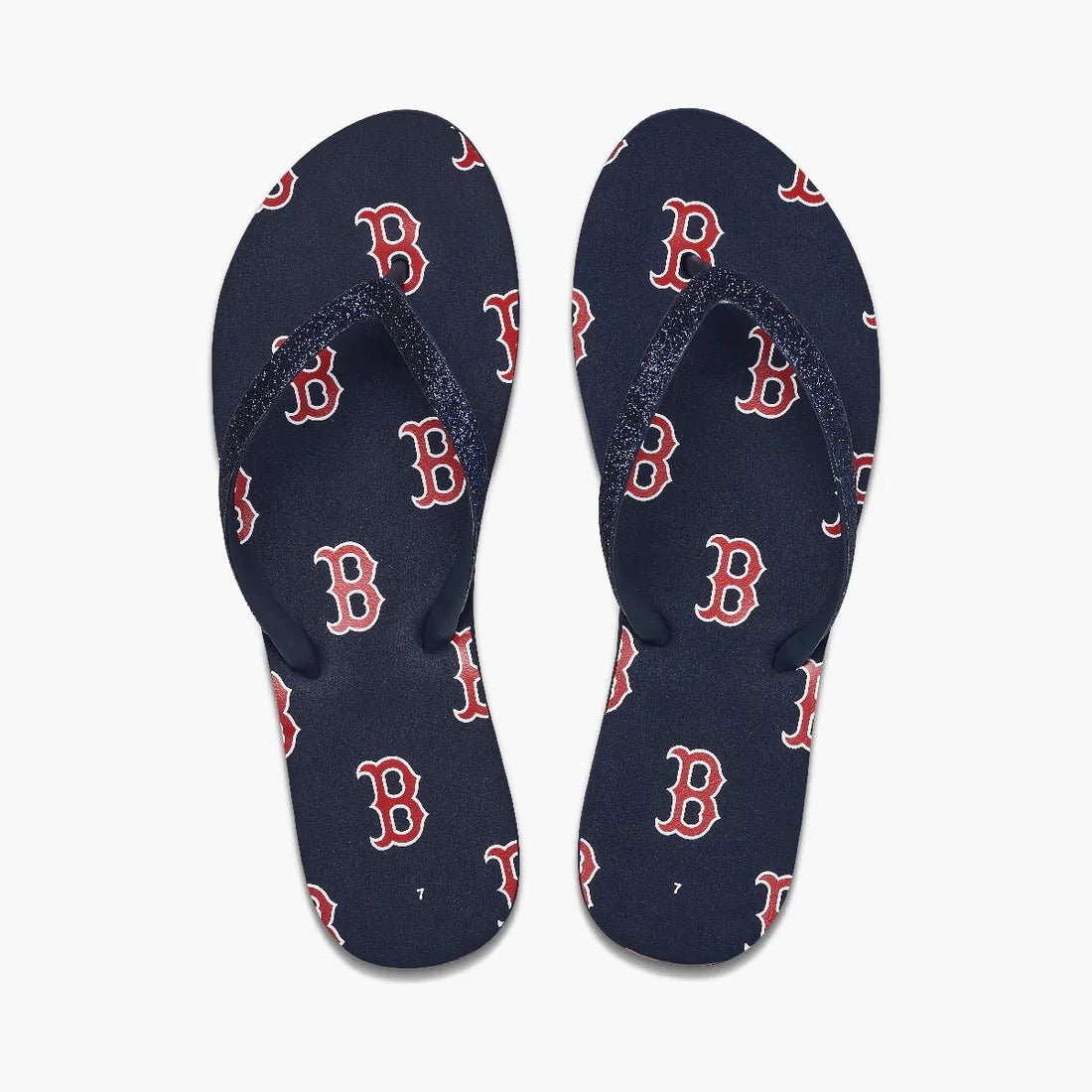 Reef Women's Stargazer X MLB - Boston Redsox Kitty Flip Flops