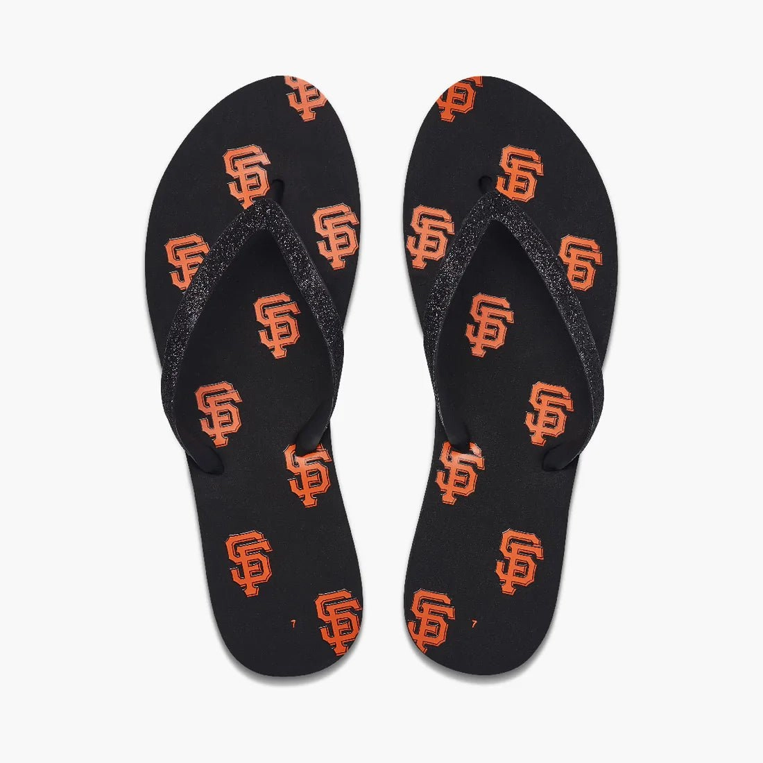 Reef Women's Stargazer X MLB - San Francisco Giants Chanel Rubber Flip Flops
