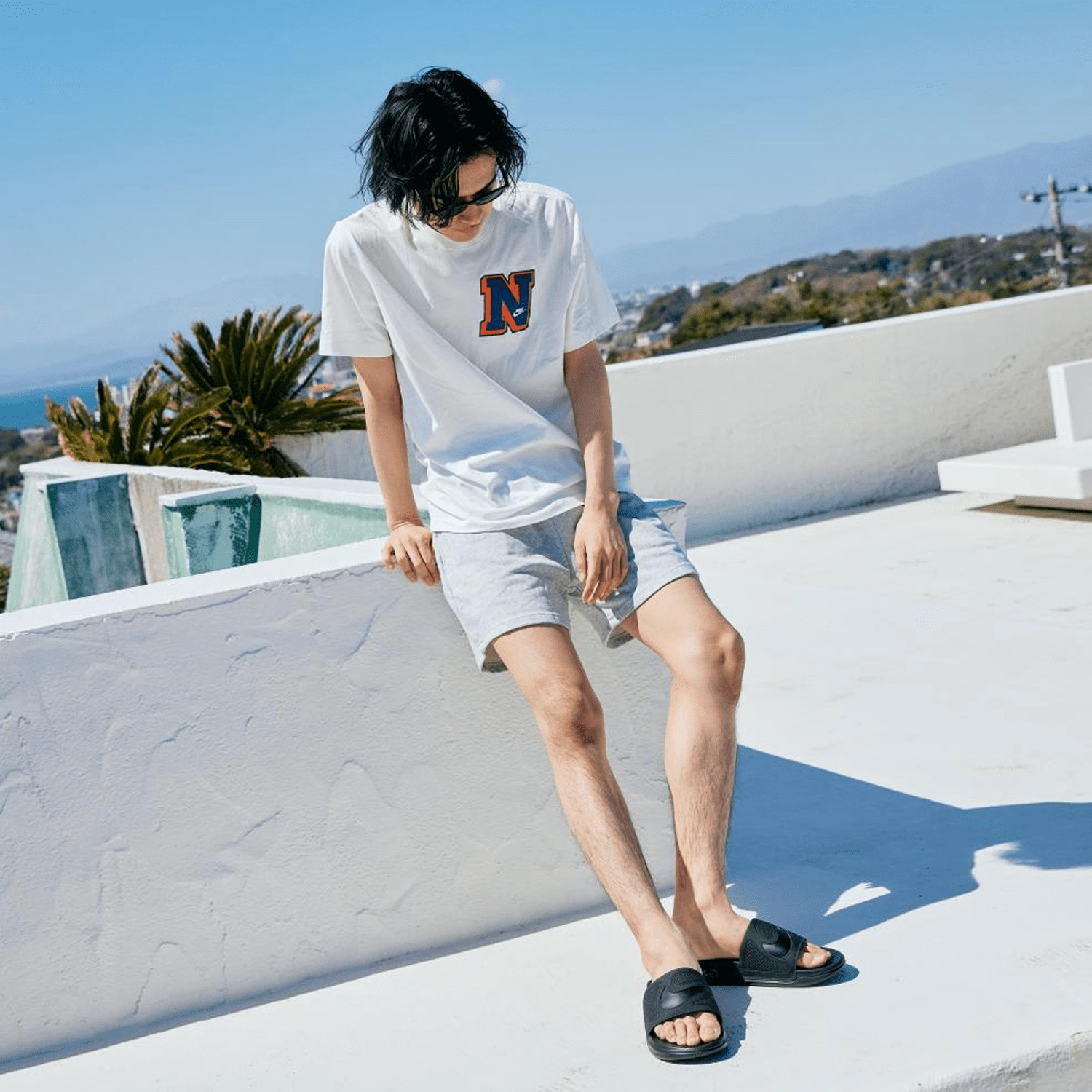 Men's Air Max Cirro "Triple Black" Slides Mesh Slides