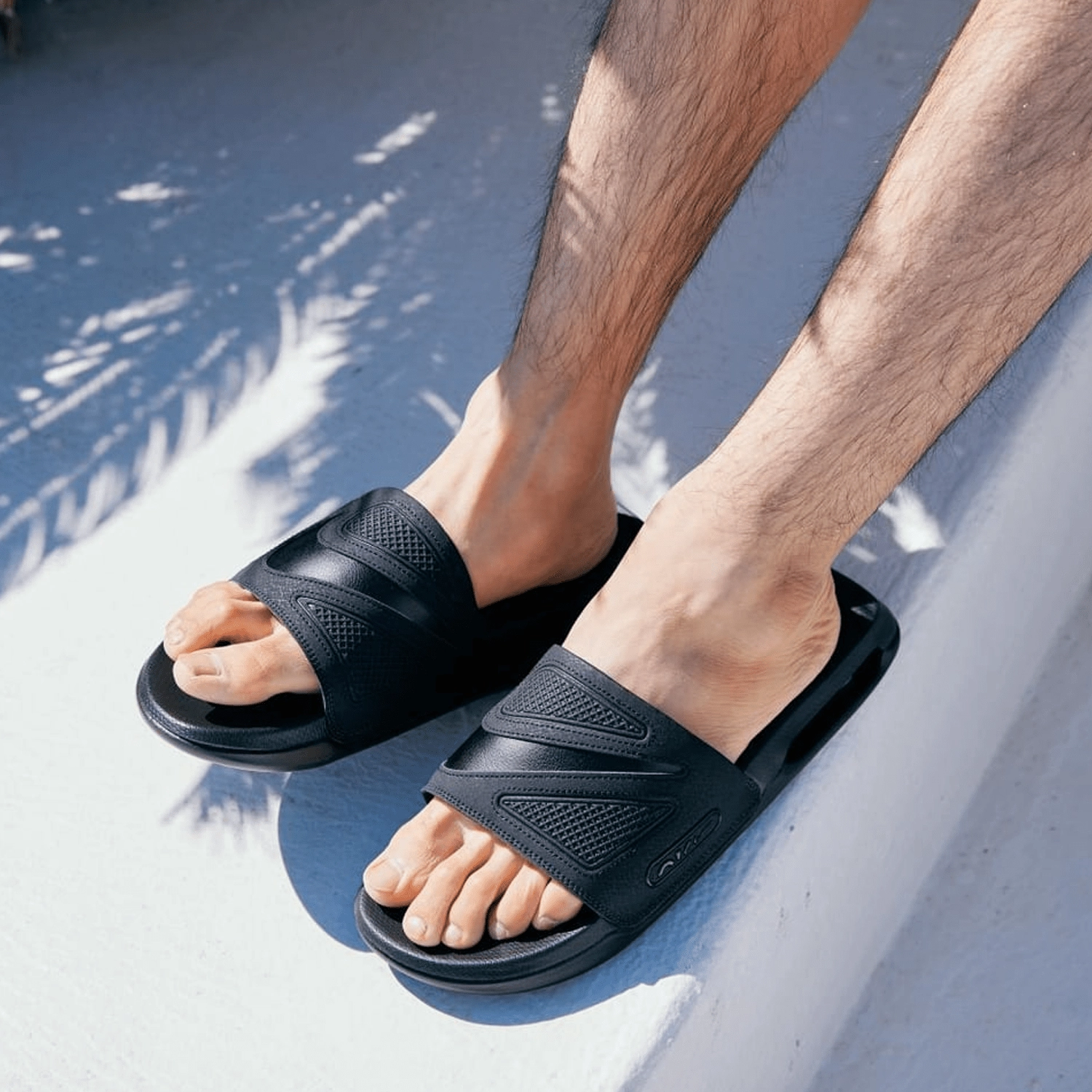 Men's Air Max Cirro "Triple Black" Slides Non Slip Slippers For Elderly Man