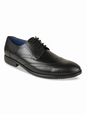 Different Types Of Brogues Regal Black Men Leather Lace Up Brogues