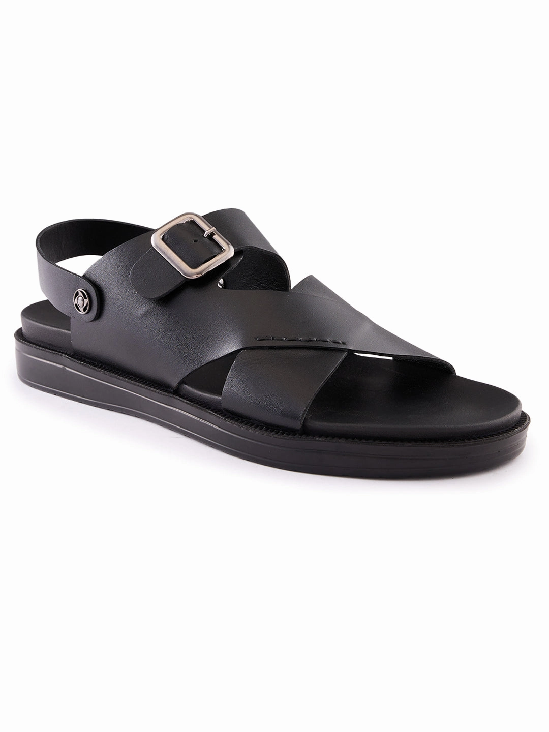 Teva Midform Universal Sandals Regal Black Men Smart Casual Leather Sandals