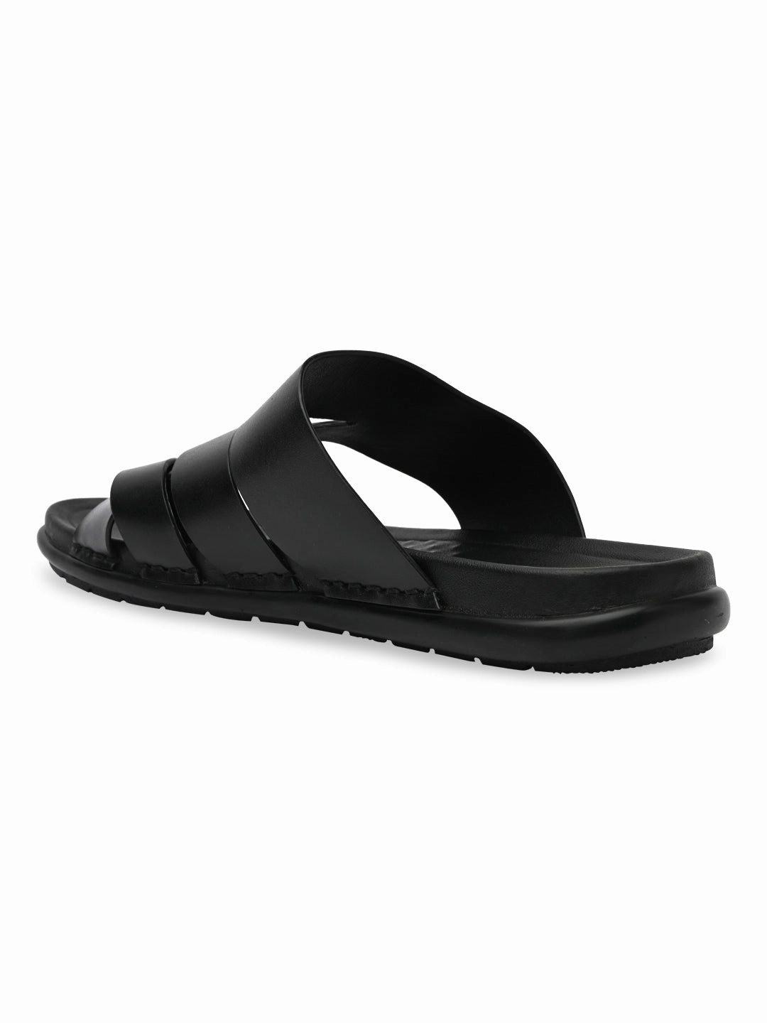 Dress With Sandals Regal Black Mens Casual Leather Sandals