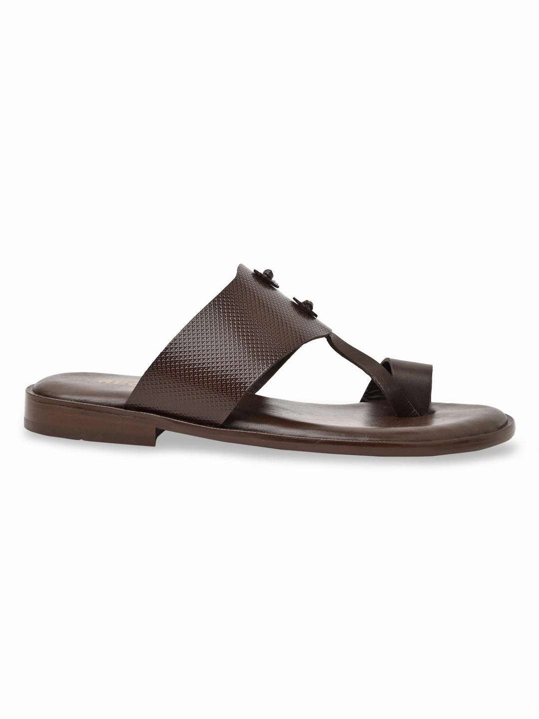 Regal Brown Men Stylish Kolhapuris Comfortable Sandals For Work