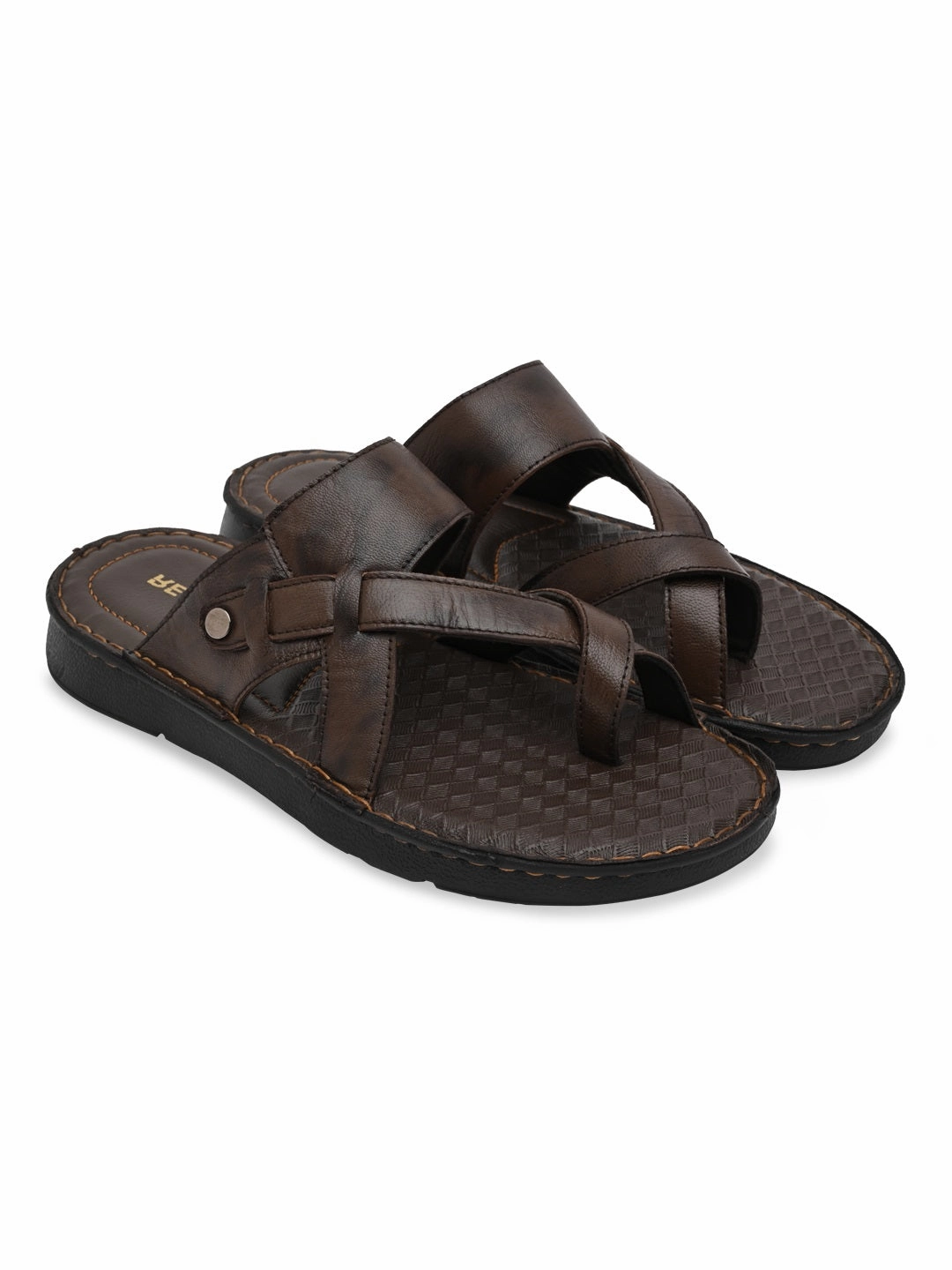 Regal Brown Mens Casual Leather Sandals Sandals Bling