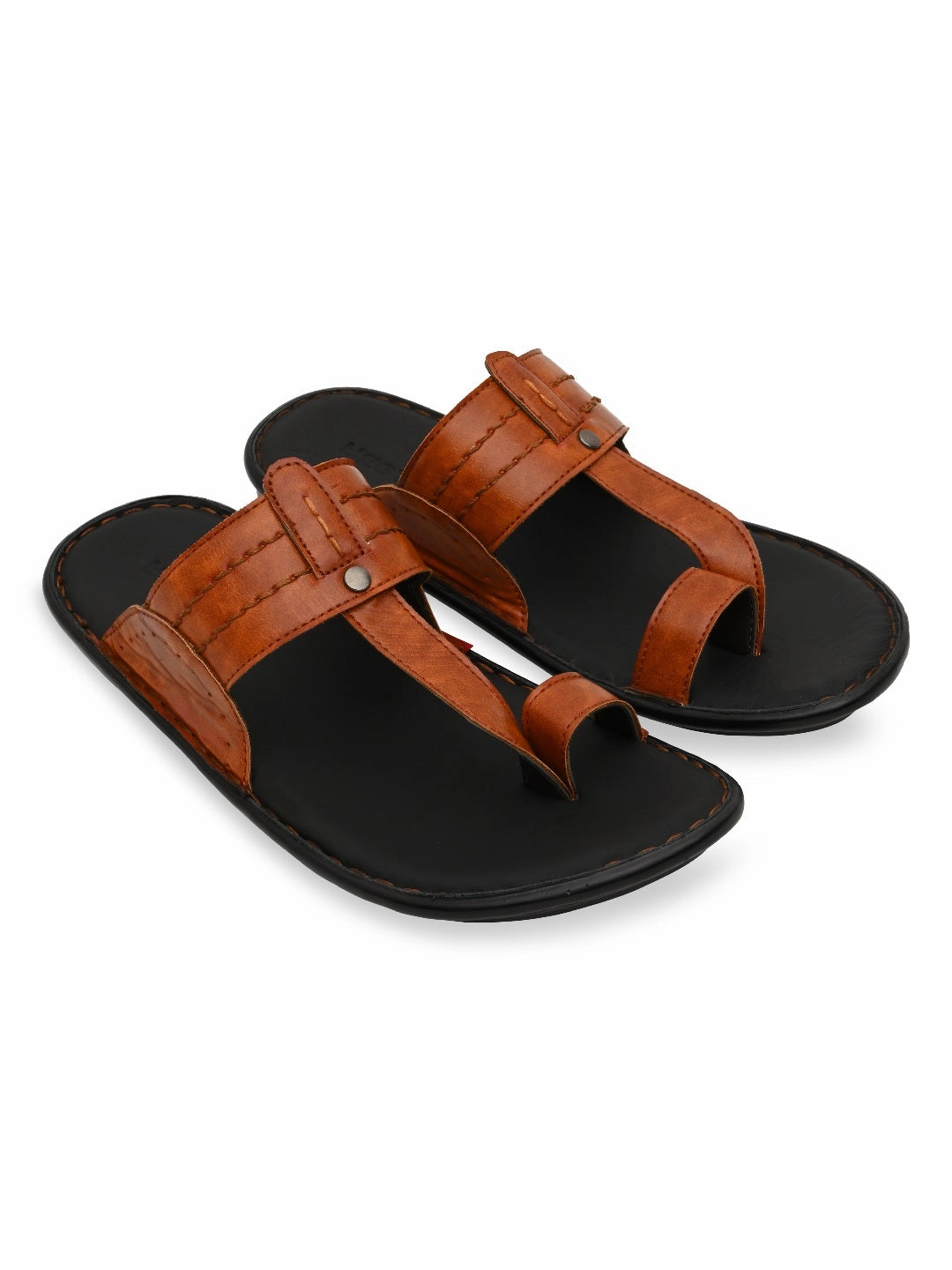 Regal Tan Men Casual Kolhapuris Hilfiger Sandals
