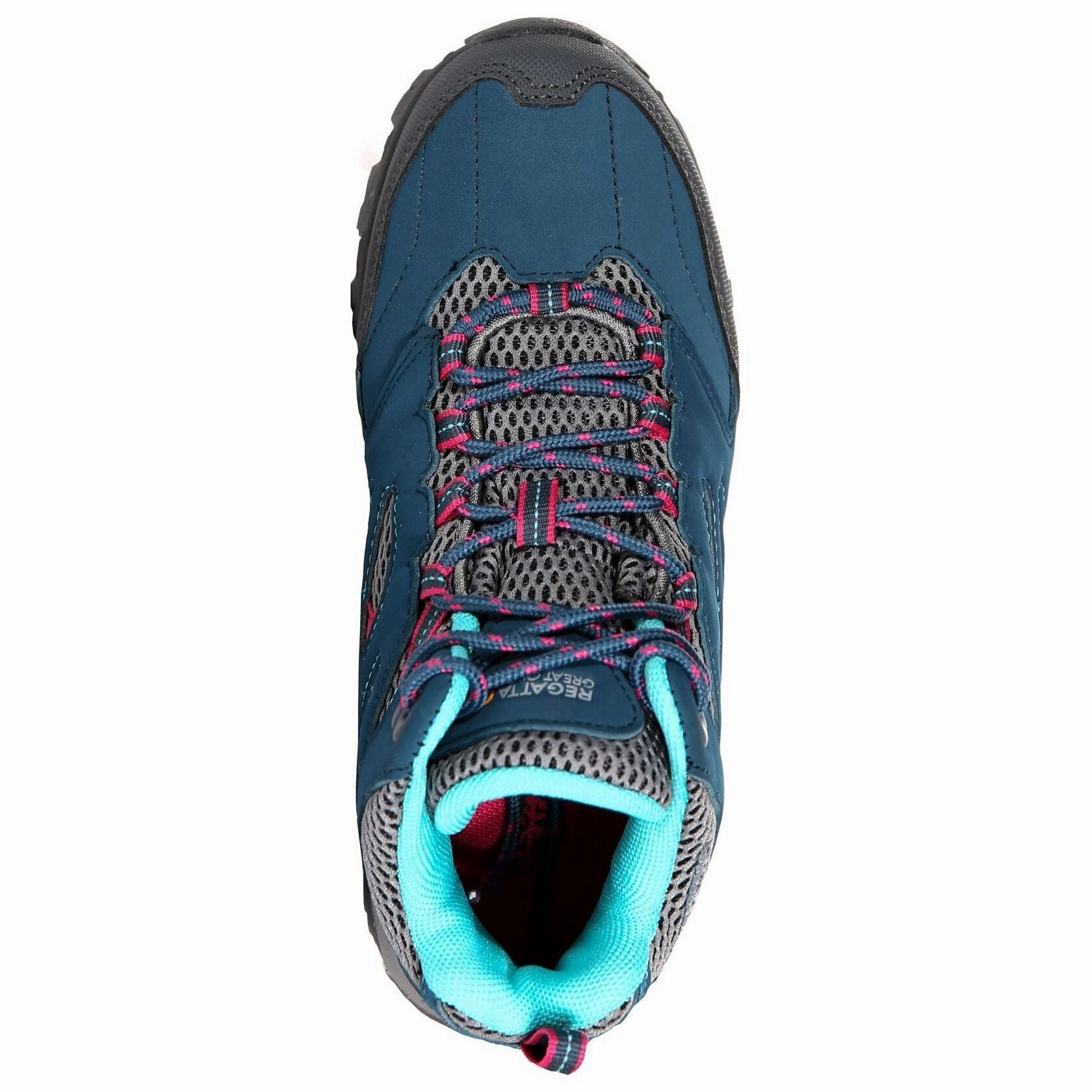 Regatta Holcombe Mid Waterproof Junior Walking Boots - Blue Waterproof Hiking Boots For Iceland