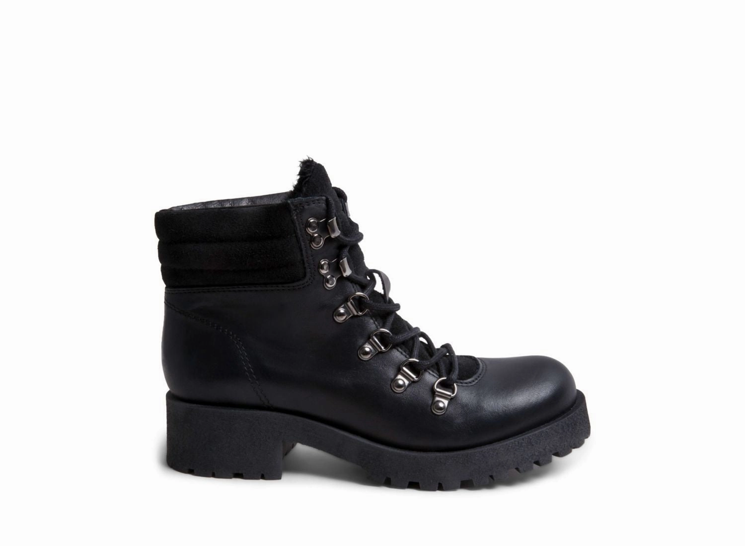 IDAA BLACK LEATHER Abu Combat Boots