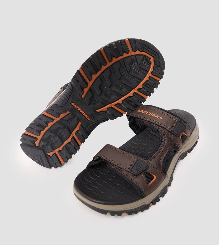 Slippers At RELAXED FIT PREWITT - LANSTON - CHOCOLATE