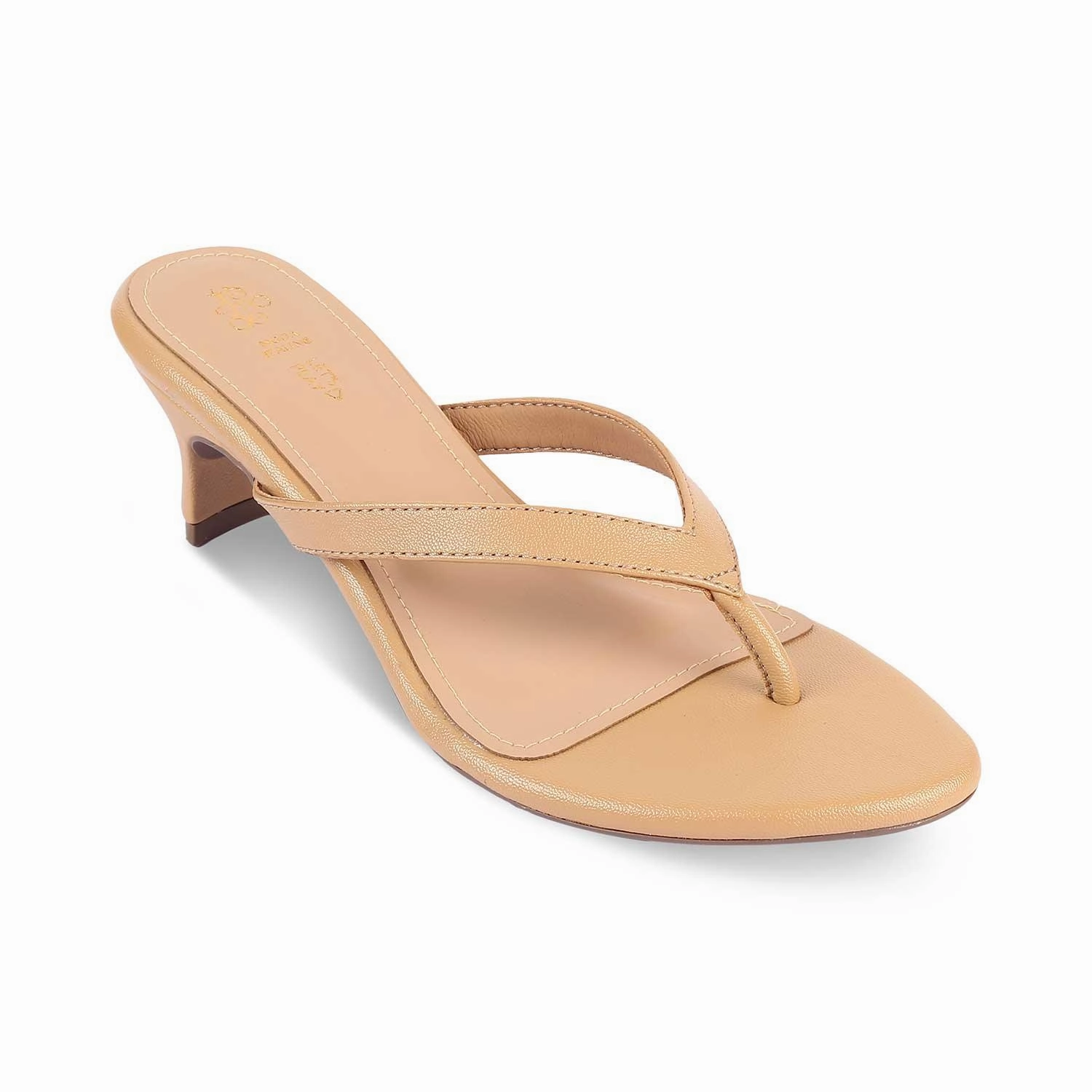 The Puglia Beige Women's Dress Heel Sandals Tresmode Hurache Sandals