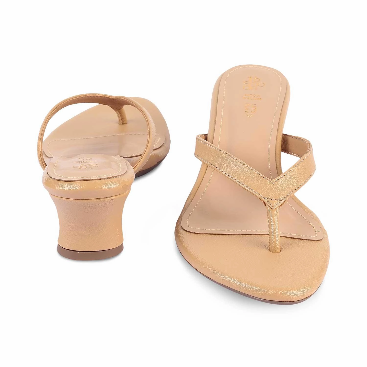 Sandals In Wide Sizes The Puglia Beige Women's Dress Heel Sandals Tresmode