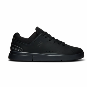 On Running Men's The Roger Advantage Shoes - All Black Tennis Shoes For Summer