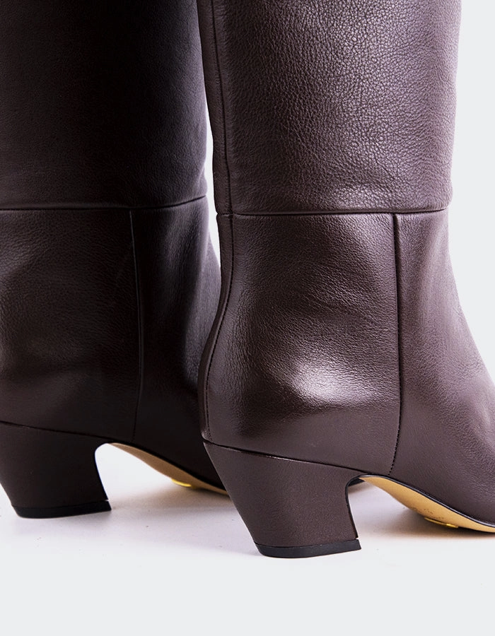 Boots Drawing Renesme Brown Leather