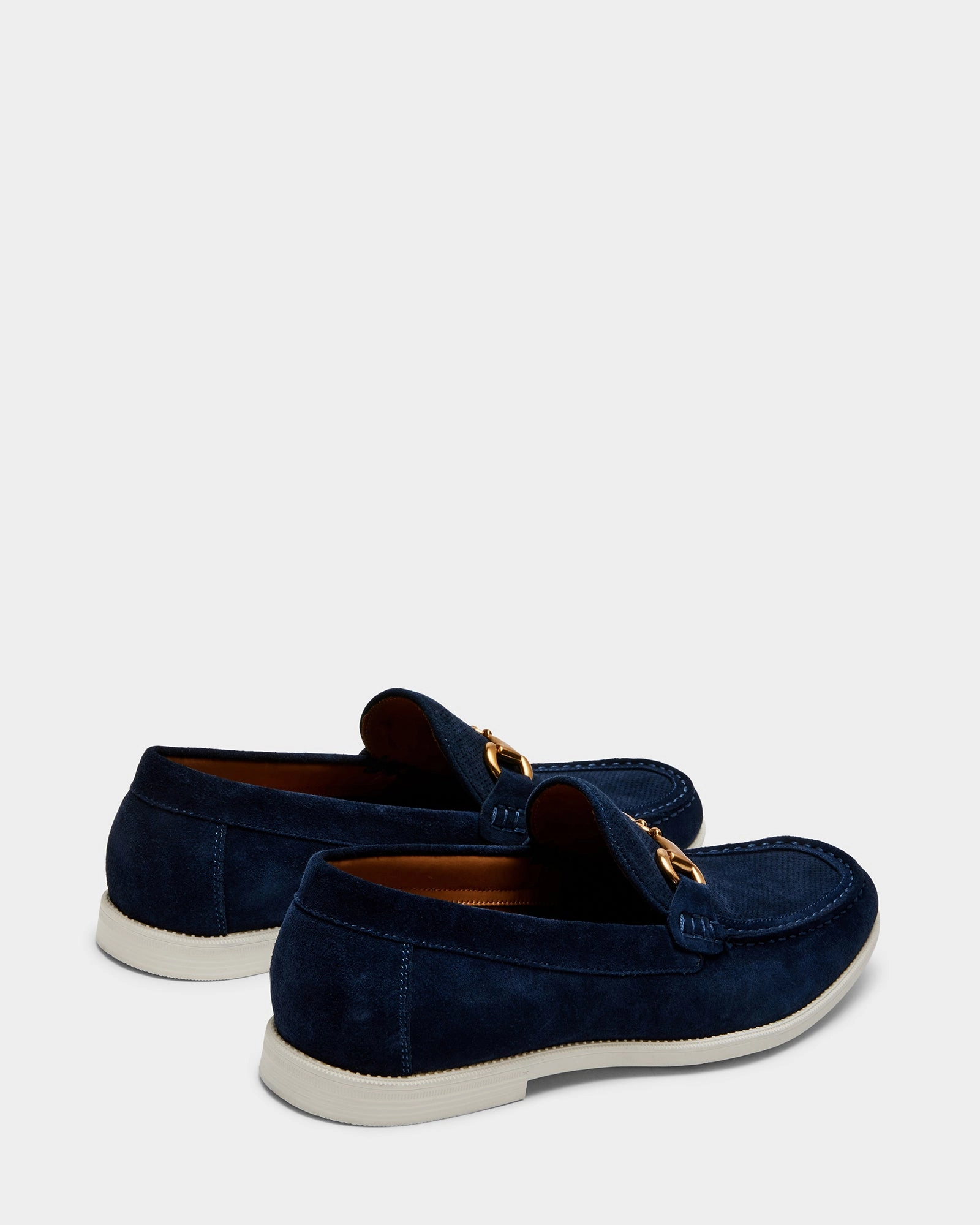 Woven Leather Loafers RENZZI NAVY SUEDE