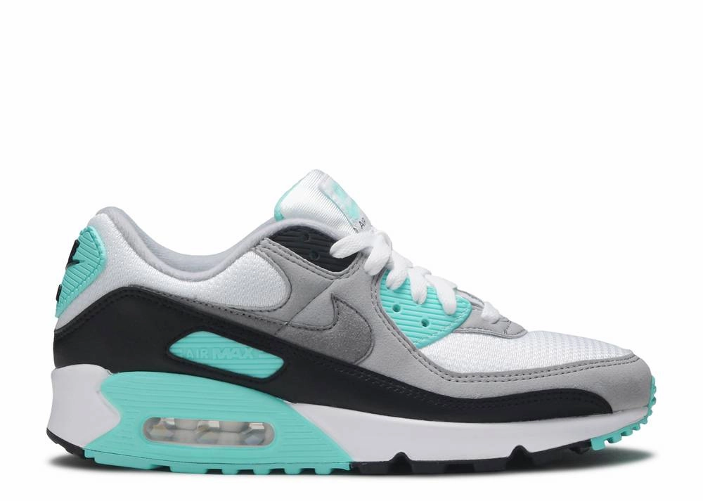 Nike Shoes Zero Drop Nike Womens Air Max 90 Black White Mint