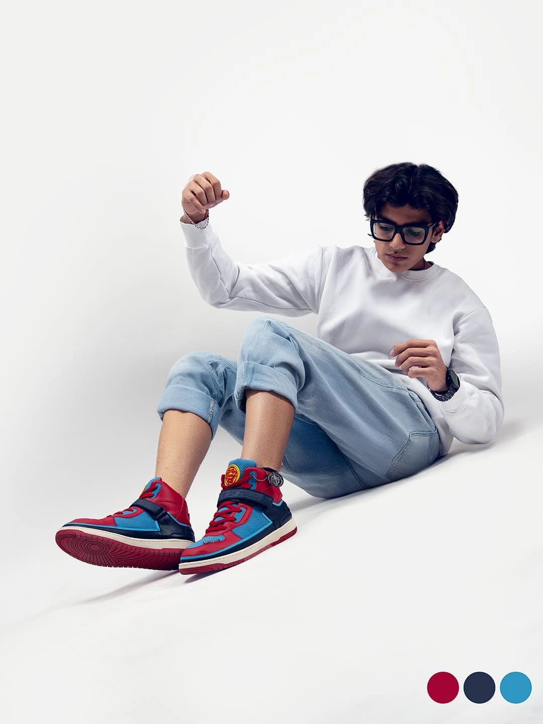 Superman with Bacca Bucci: Step Into the Legend Perry Ellis Sneakers