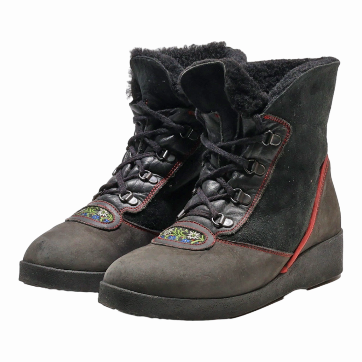 Cool Snow Boots KANDAKAR Snow Boots Black Synthetic Womens UK 3