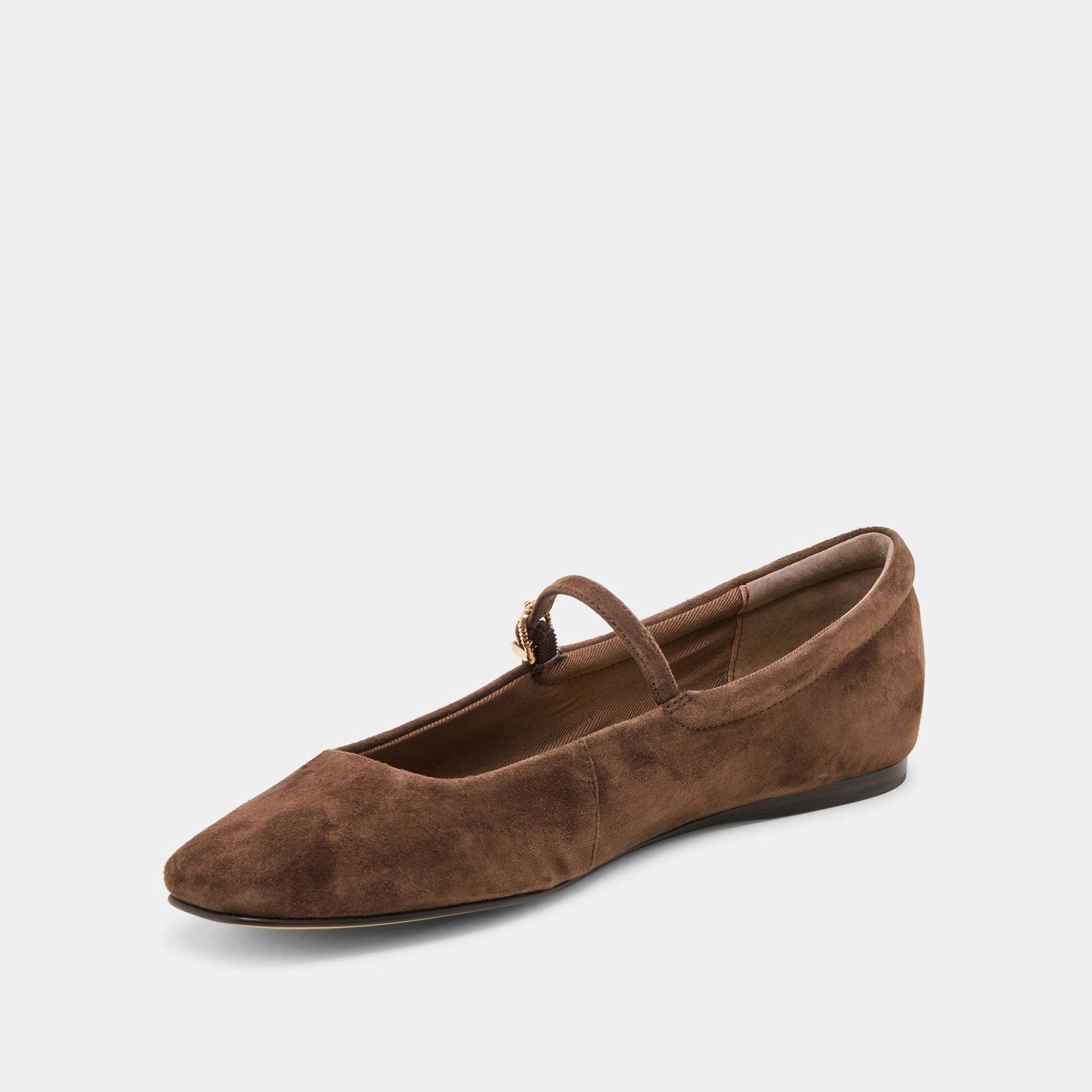 Storehouse Flats Shoes REYES BALLET FLATS DK BROWN SUEDE