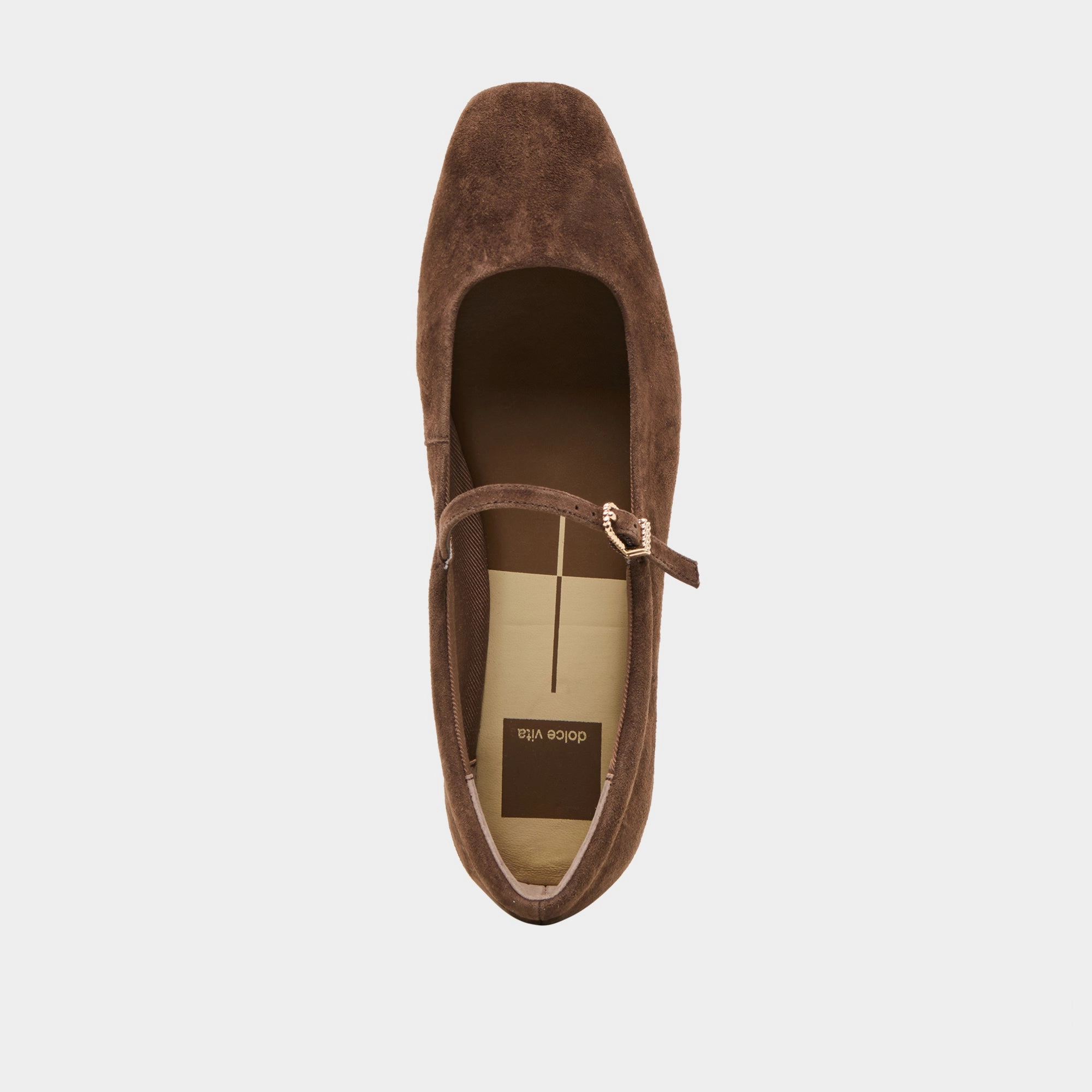 Flats Dsw Shoes REYES BALLET FLATS DK BROWN SUEDE