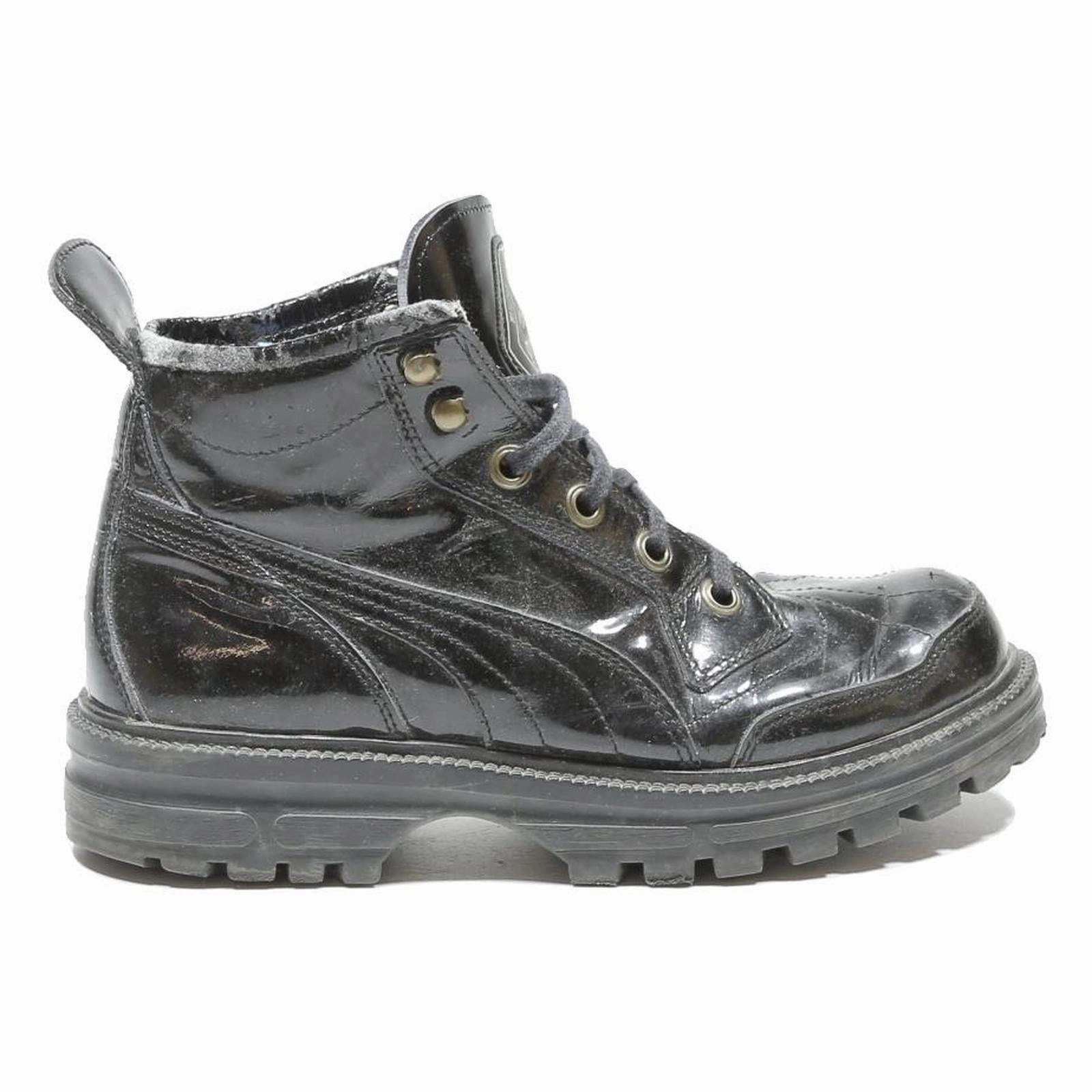 Earthkeepers Boots PUMA High Top Womens Leather Boots Black Leather UK 5 Durable Rugged Outdoor
