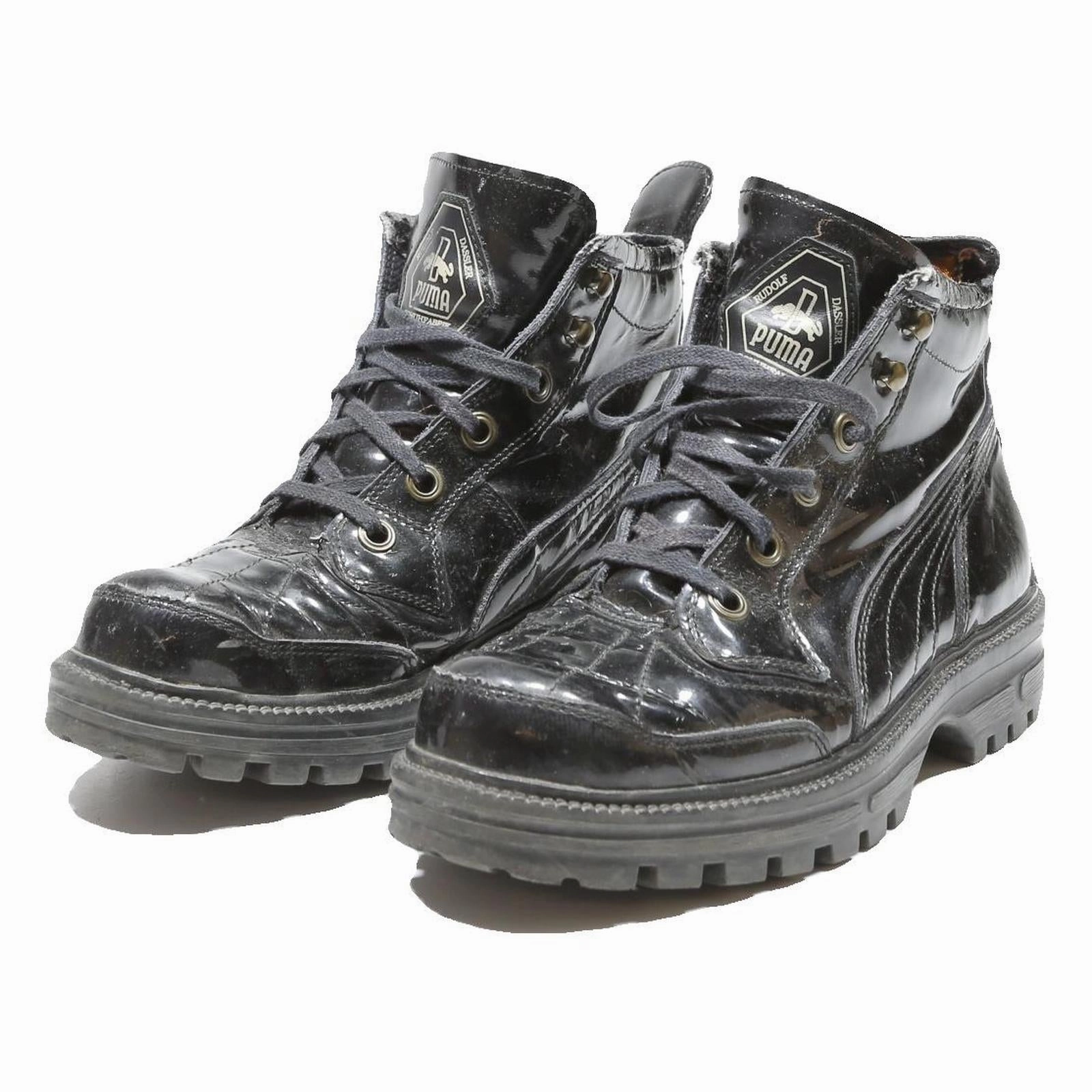 Helly Hansen Boots PUMA High Top Womens Leather Boots Black Leather UK 5 Durable Rugged Outdoor