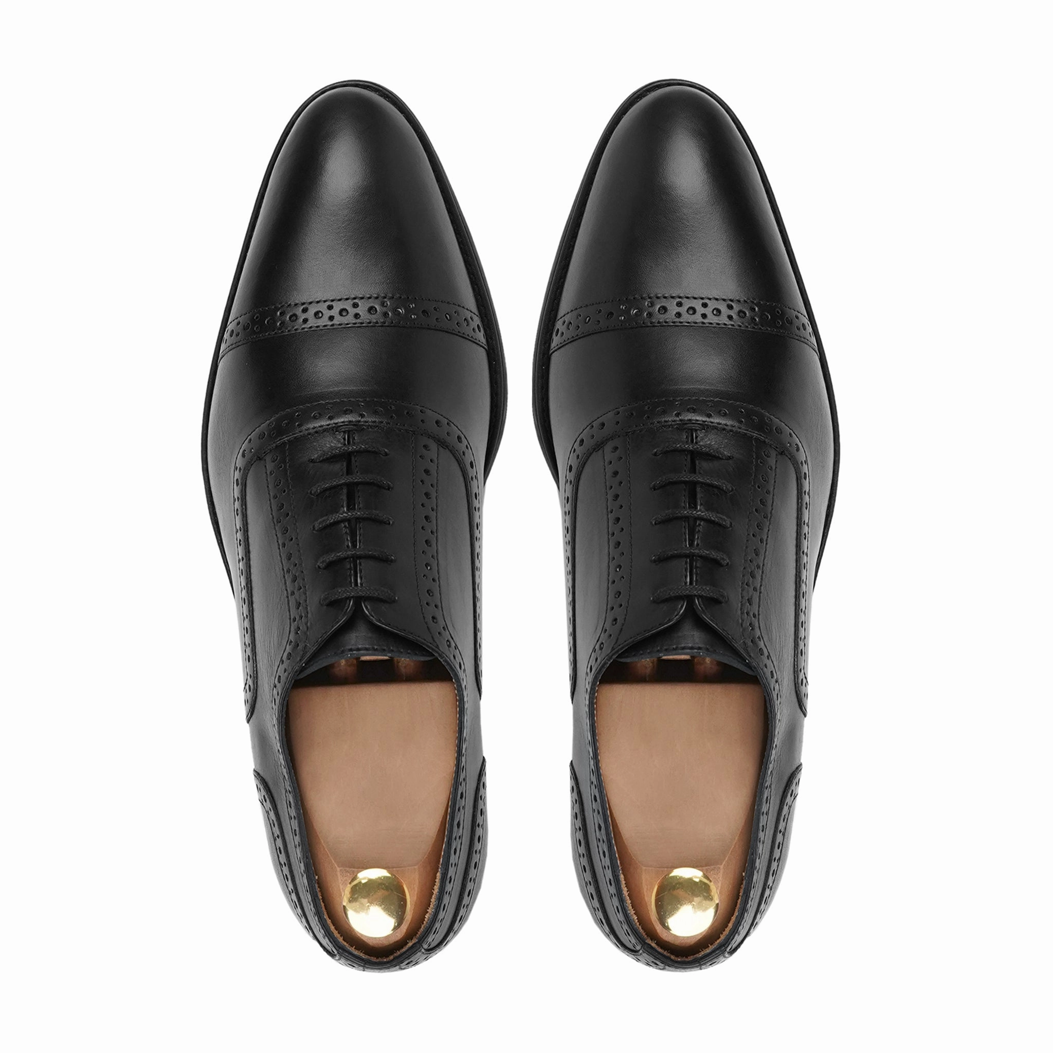 øriginalgrand Platform Monk Strap C Richmond - Men's Black Calf Leather Oxford Shoe