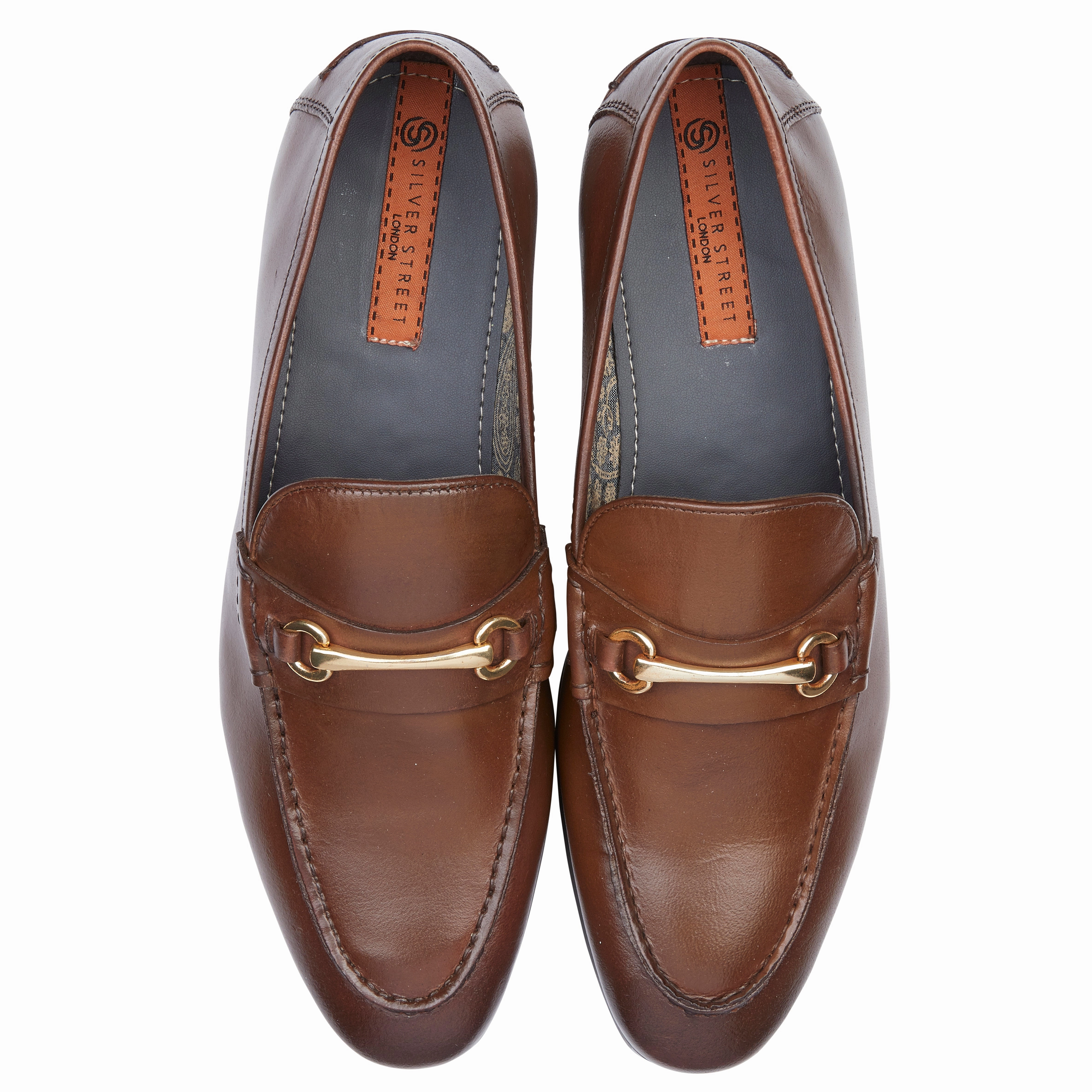 Loafers With Tassels Richmond Smart Formal Leather Loafers - Brown
