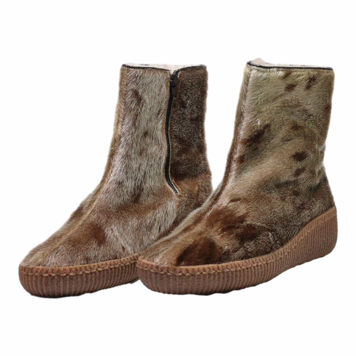 Long Winter Snow Boots RIEKER Snow Boots Brown Synthetic Mens UK 9.5