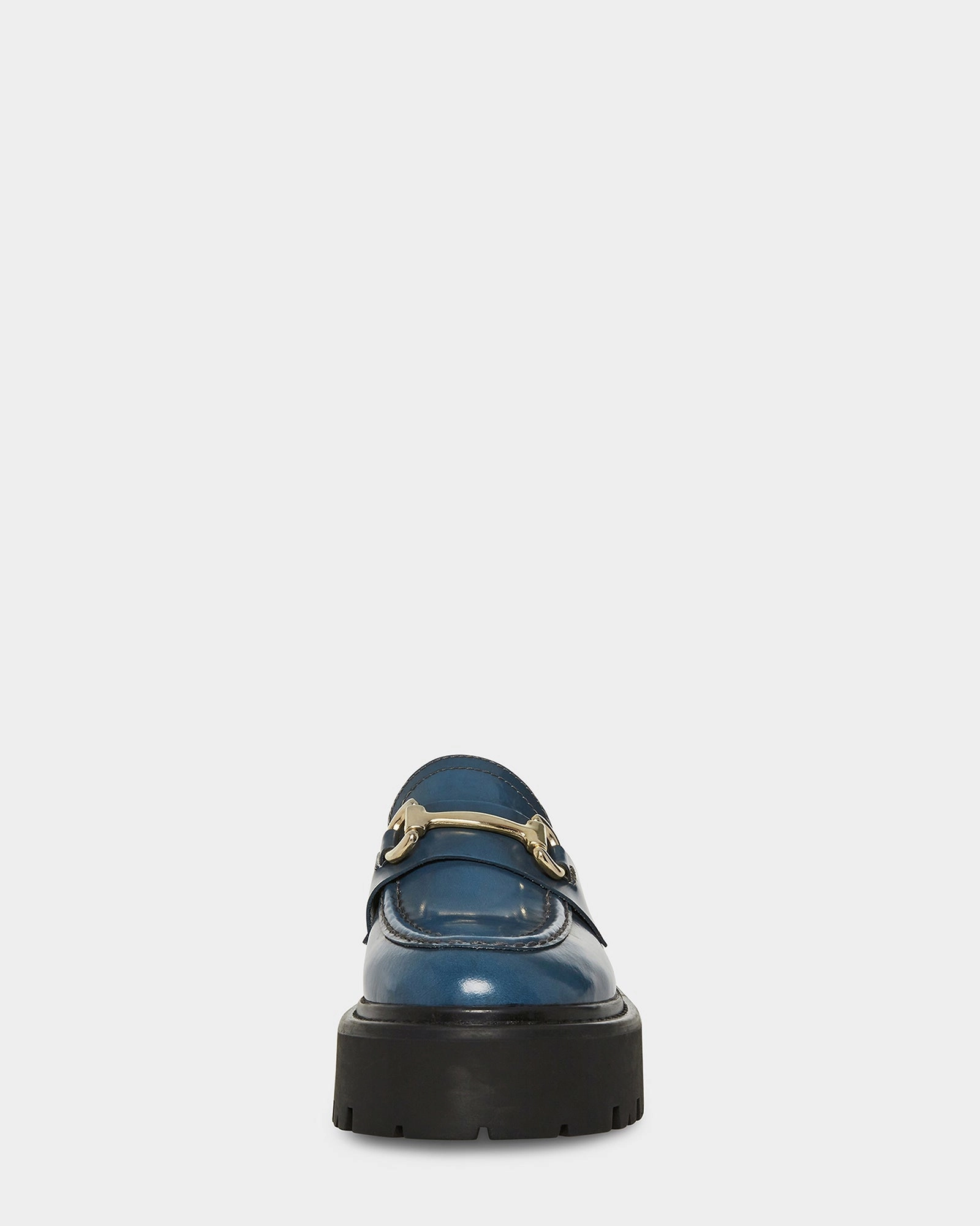 Casual Slip Loafers ROUX BLUE LEATHER - SM REBOOTED