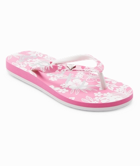 Roxy RG Pebbles VII Sandal-Crazy Pink Flower Buy Flip Flops
