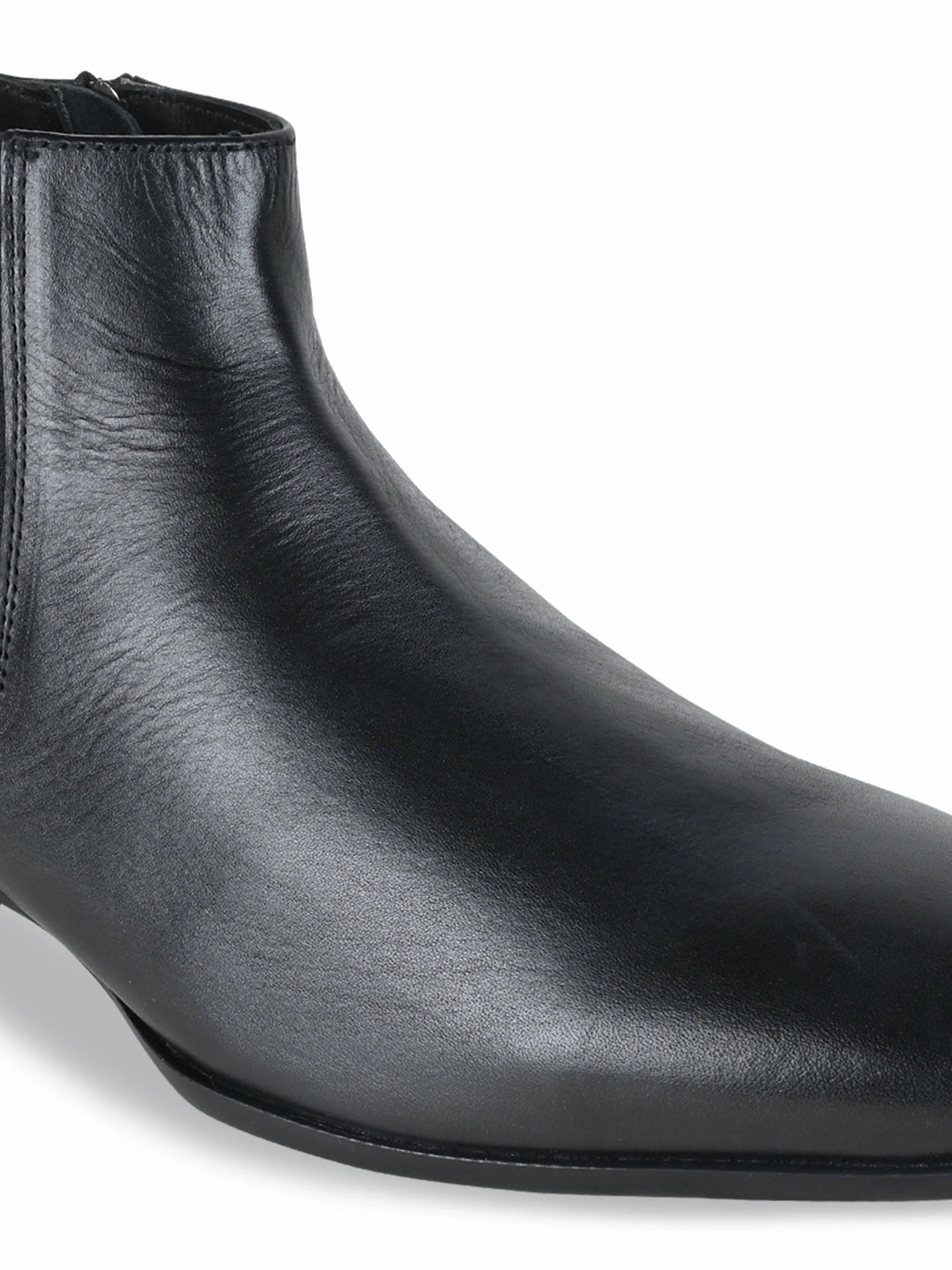 Regal Black Men Leather Boots Best Boots For Construction