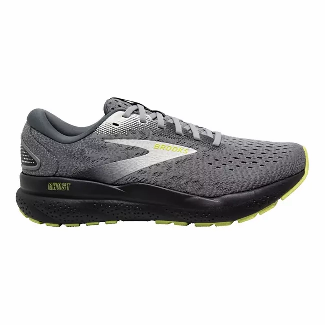 Cloudmonster Running Shoes Brooks Men's Ghost 16 Sneaker - Primer/Grey/Lime