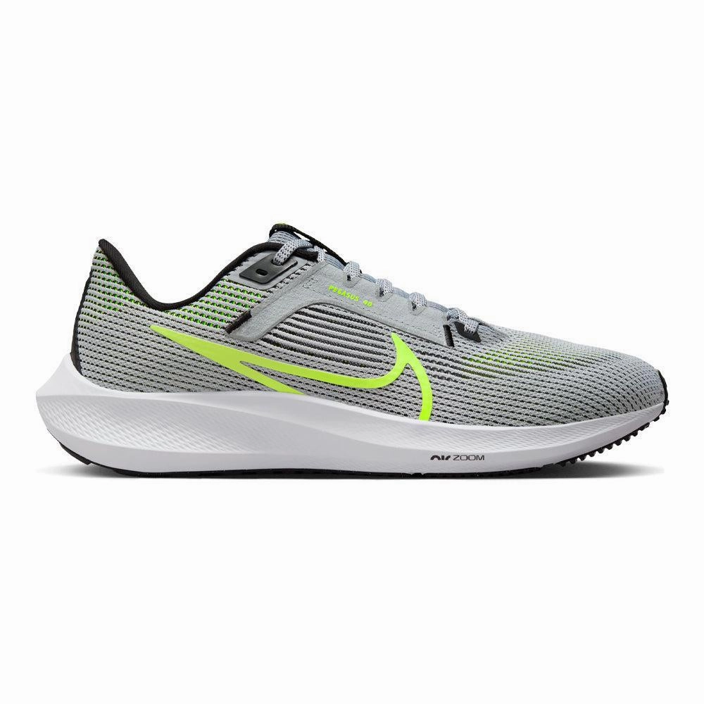 Nike Shoes And White Men's Nike Pegasus 40, Wolf Grey/Volt-Black-White, 10 D Medium