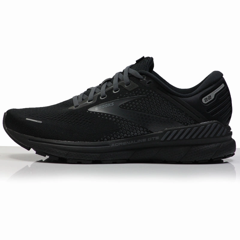 Brooks Adrenaline GTS 22 Wide Fit Women's Running Shoe - Black/Black/Ebony Pegasus 38 Running Shoes