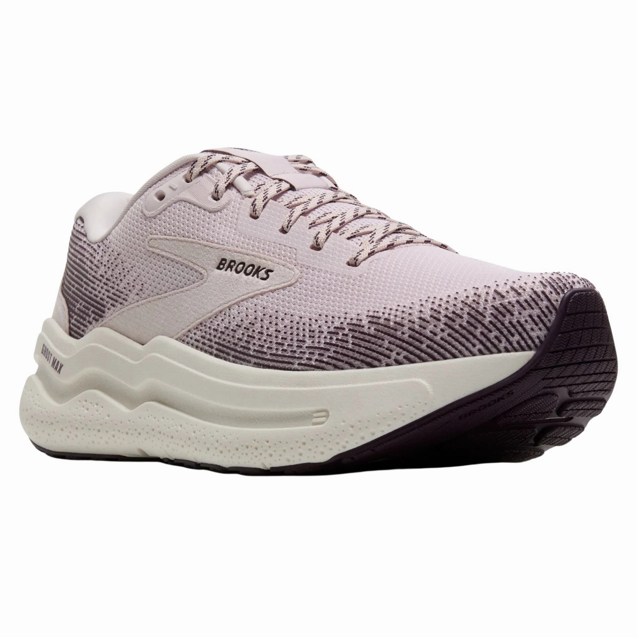 Asic Running Shoes On Sale Brooks Women's 120420 503 Ghost Max 2 Orchid Ice Plum Coconut Cushion Neutral Running Shoes