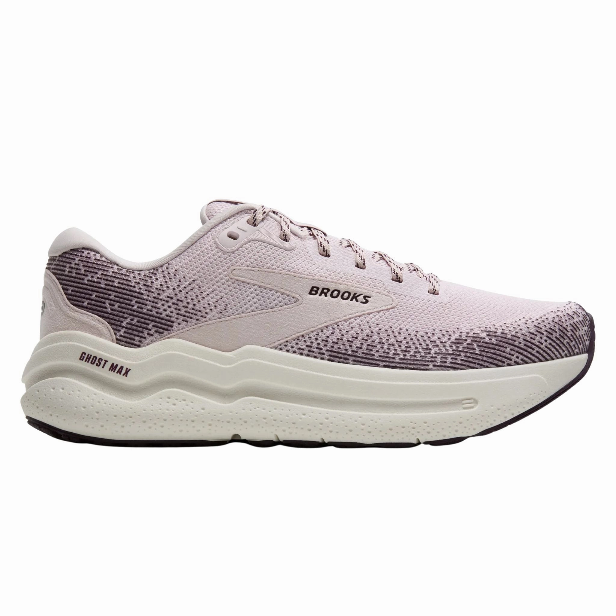 Running Shoes Fitting Brooks Women's 120420 503 Ghost Max 2 Orchid Ice Plum Coconut Cushion Neutral Running Shoes