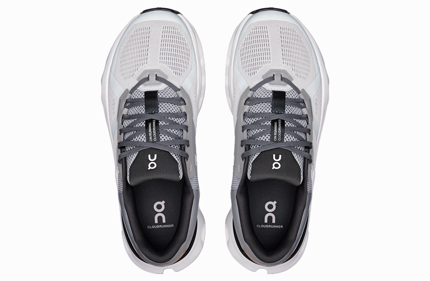 On Running Men's Cloudrunner 2 Running Shoe - Wolf/Ivory Best Shoes For Running Cheap