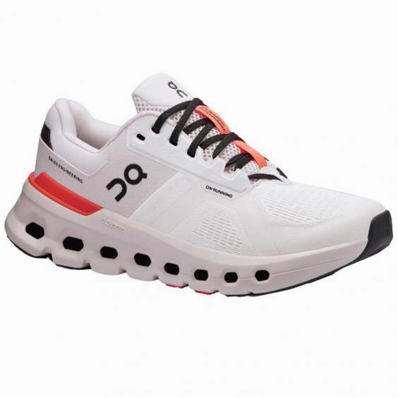 On Running Women's Cloudrunner 2 Sneaker - White/Sand Trail Running Shoes Size 9
