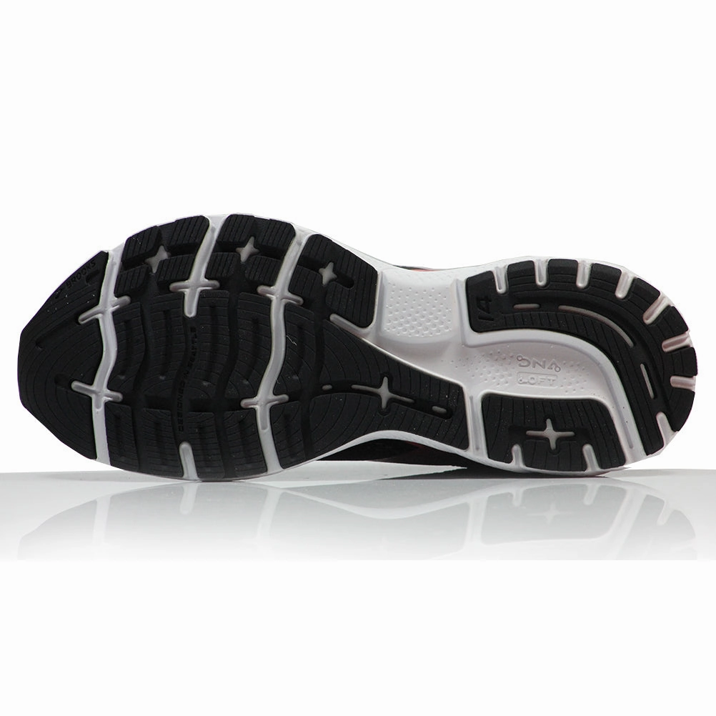 I Run Shoes Brooks Ghost 14 Women's Running Shoe - Black/Coral/White