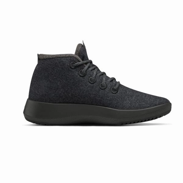 Allbirds Wool Runner-up Mizzles - LIMITED EDITION:  Natural Black (Black Sole) Light Cushioned Running Shoes