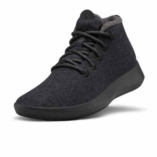 Running Shoes Track Spikes Allbirds Wool Runner-up Mizzles - LIMITED EDITION:  Natural Black (Black Sole)