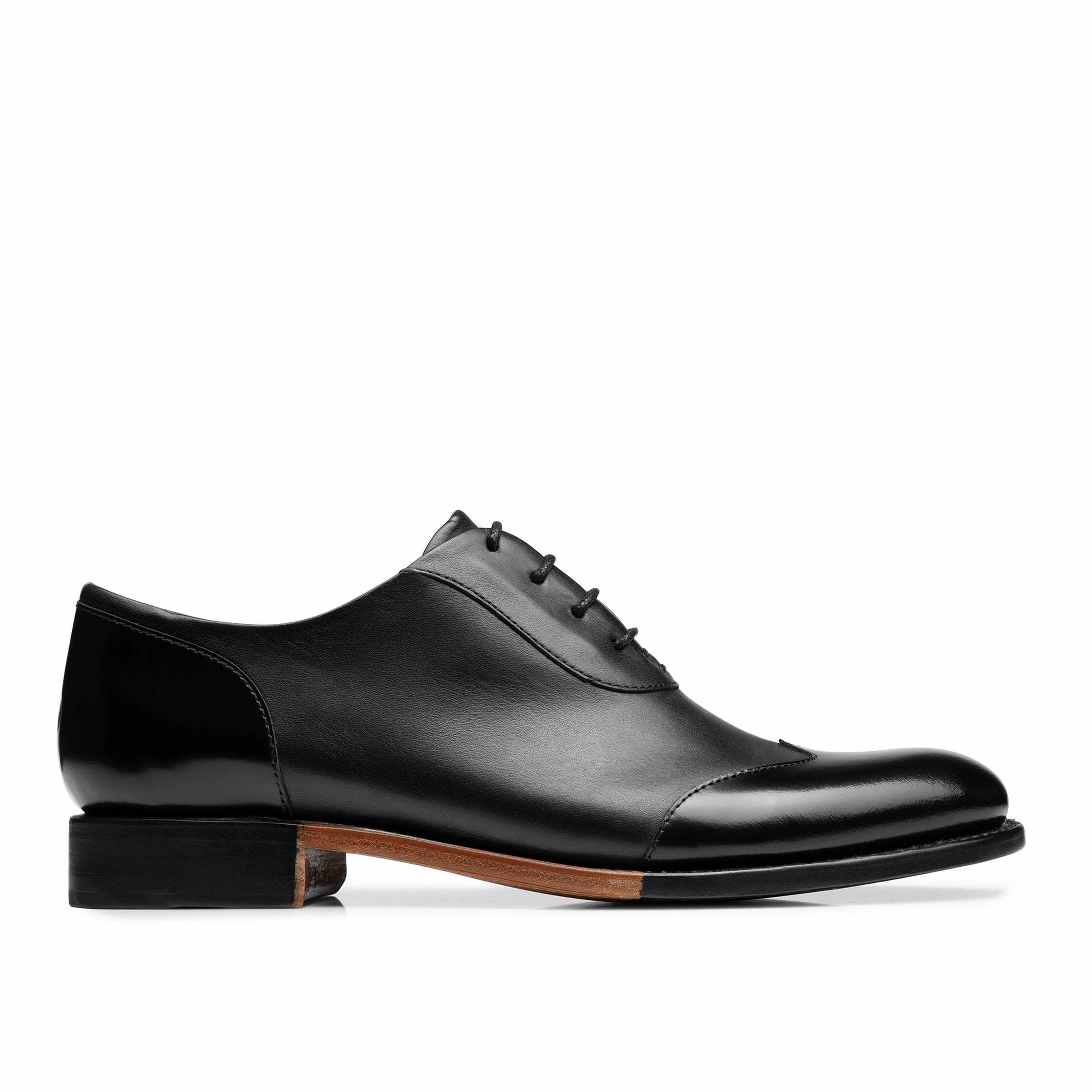Mr. Evans Wingtip Two Tone Cap Toe Oxfords