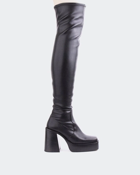 Chelsea Boots For Office Safron Black Stretch