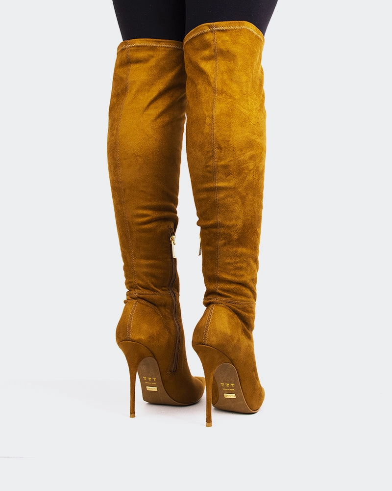 Sahar Camel Suede Goodyear Chelsea Boots