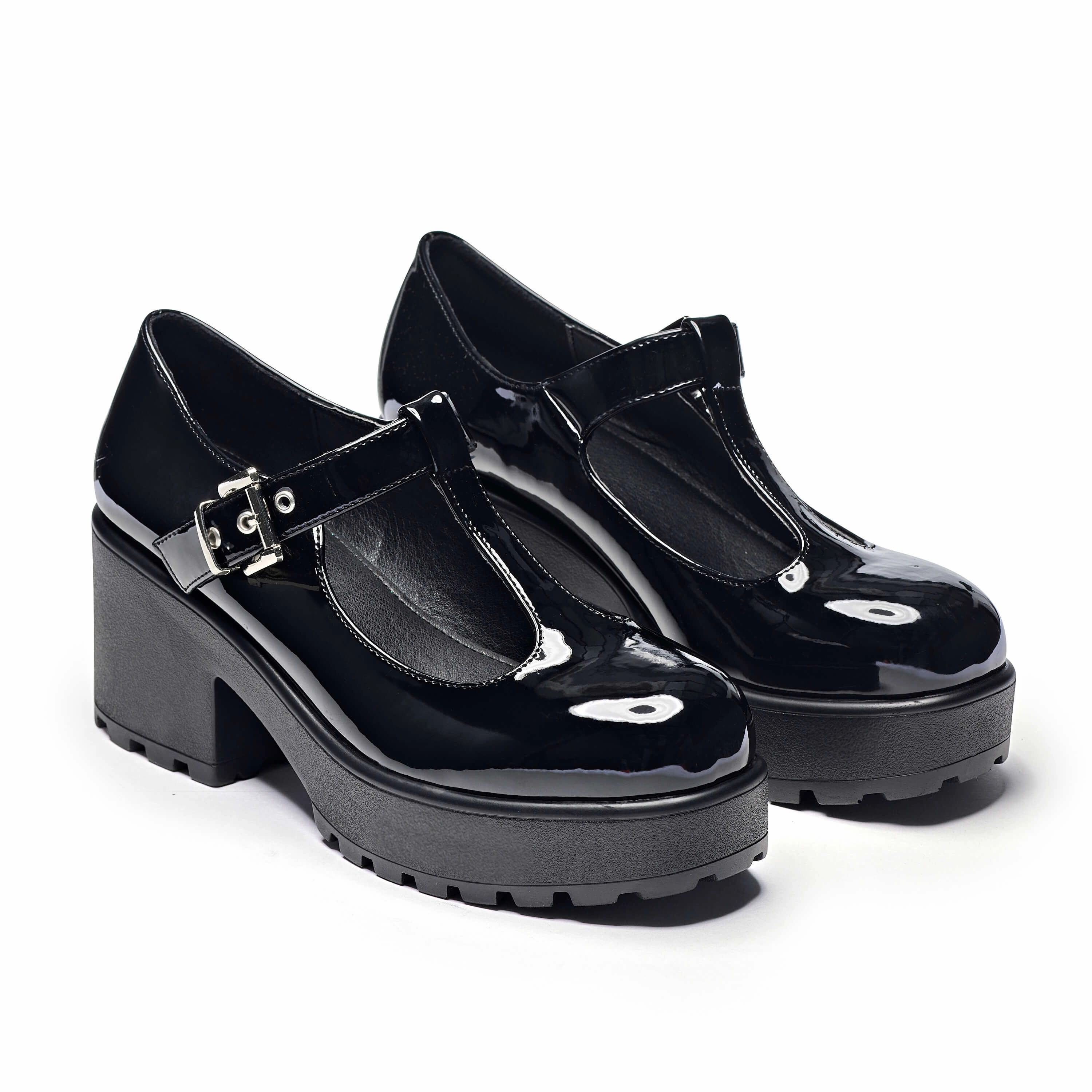 SAI Black Mary Jane Shoes 'Patent Edition' Payless Safety Mary Jane Shoe