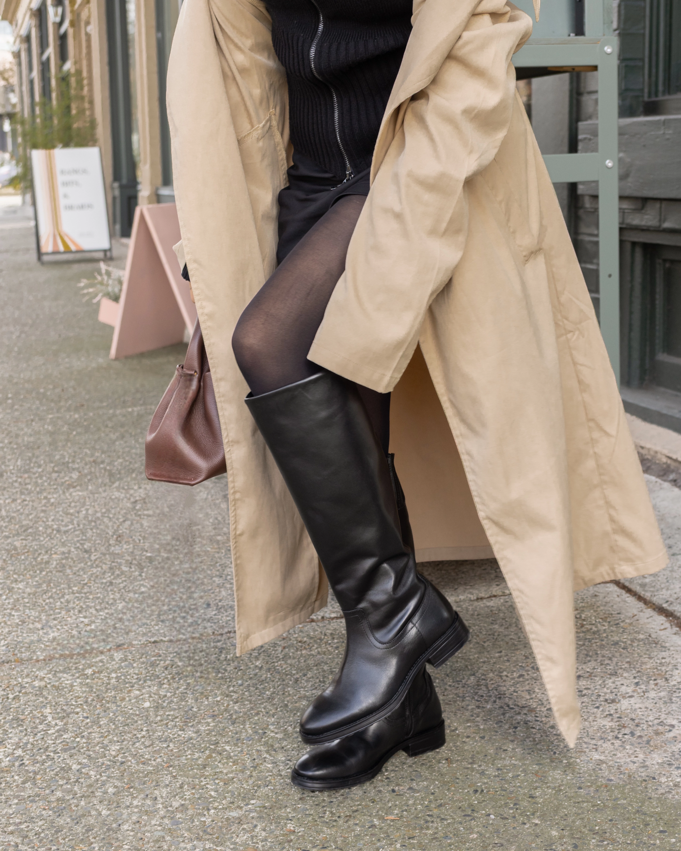 Size 11 Western Boots Delorre Black Leather