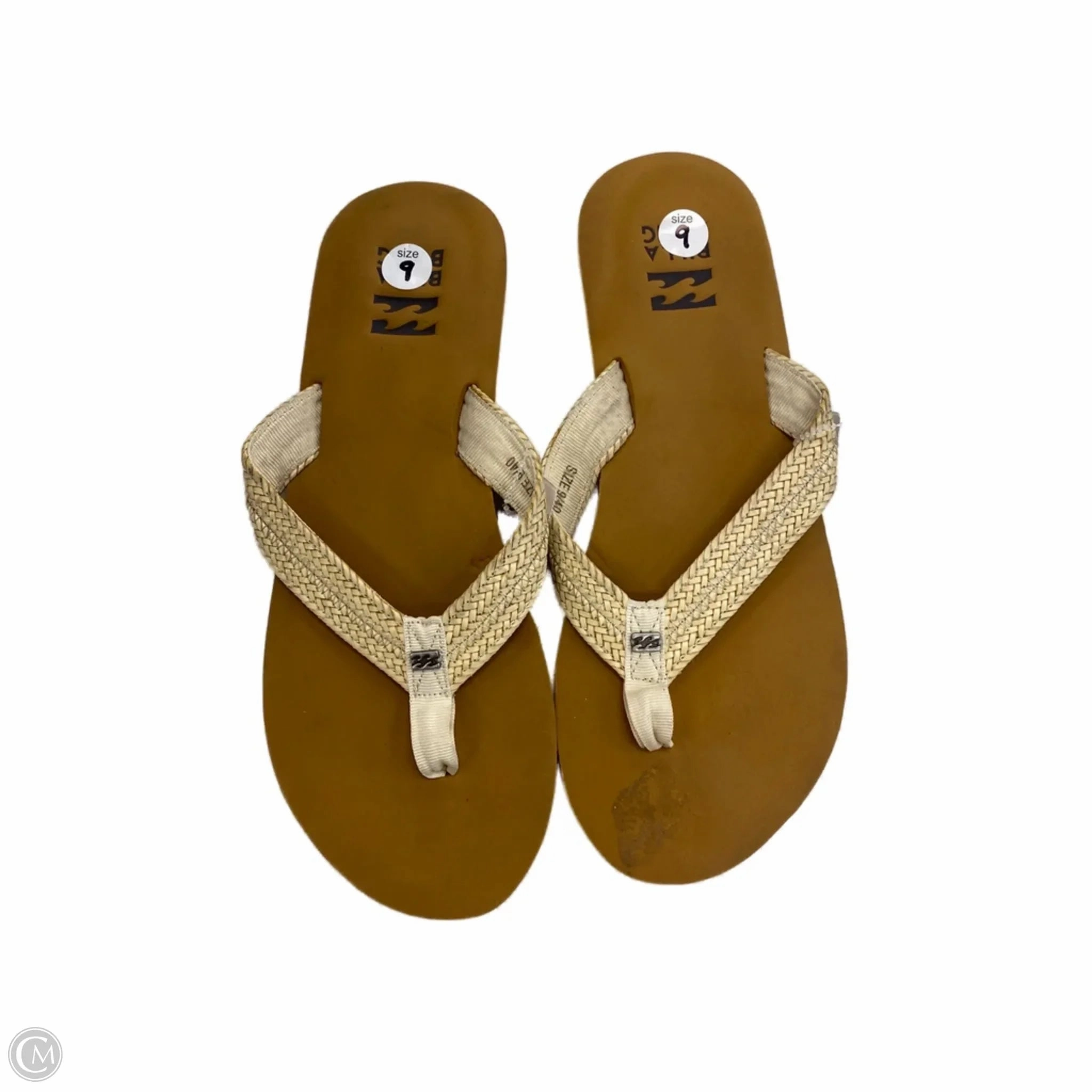 Sandals Flip Flops By Billabong In Cream, Size: 9 Platform Flip Flops Old Navy