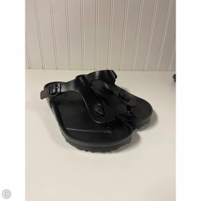 Flip Flop Grill Sandals Flip Flops By Birkenstock In Black, Size: 7