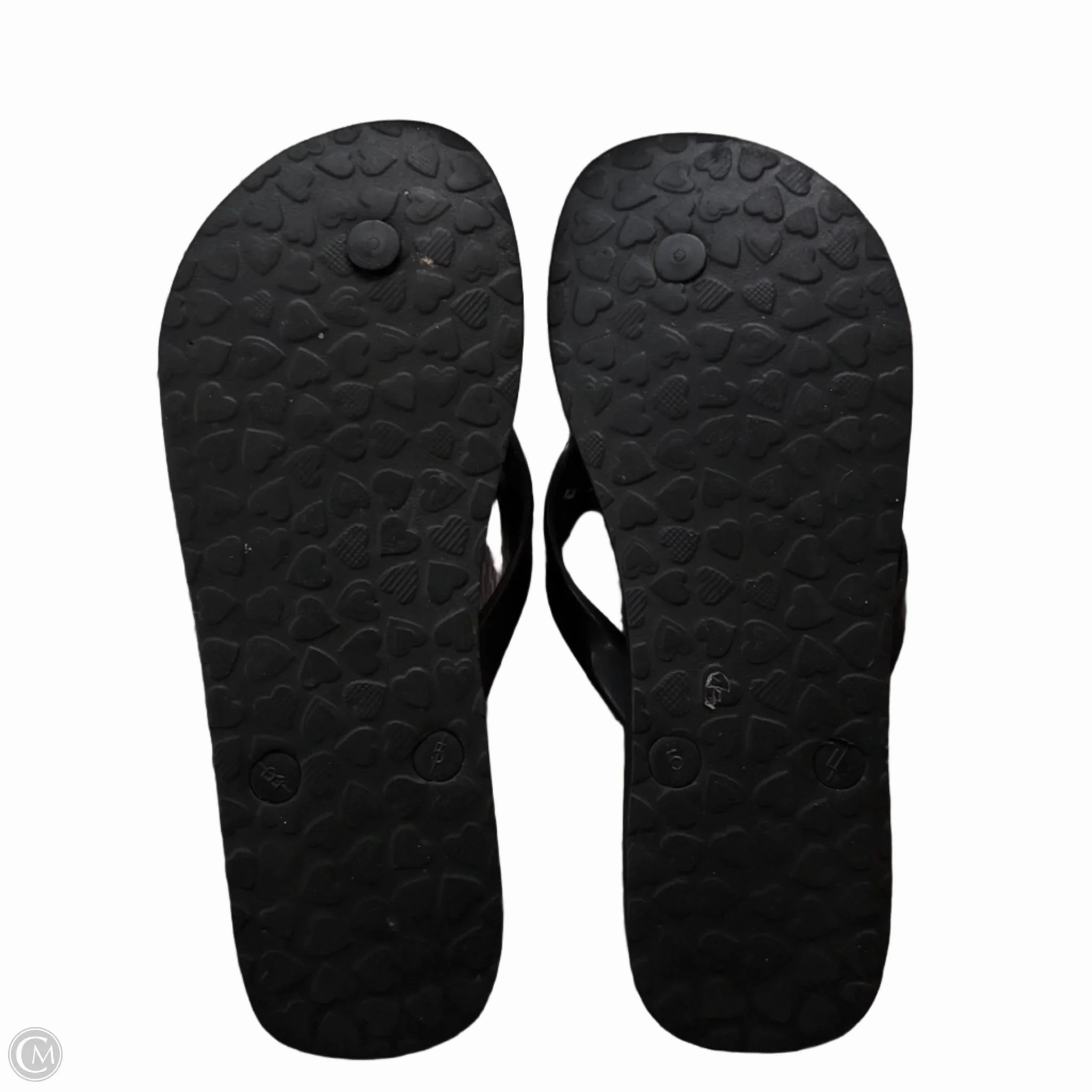 Sandals Flip Flops By Brighton In Animal Print, Size: 5 Pvc Flip Flops